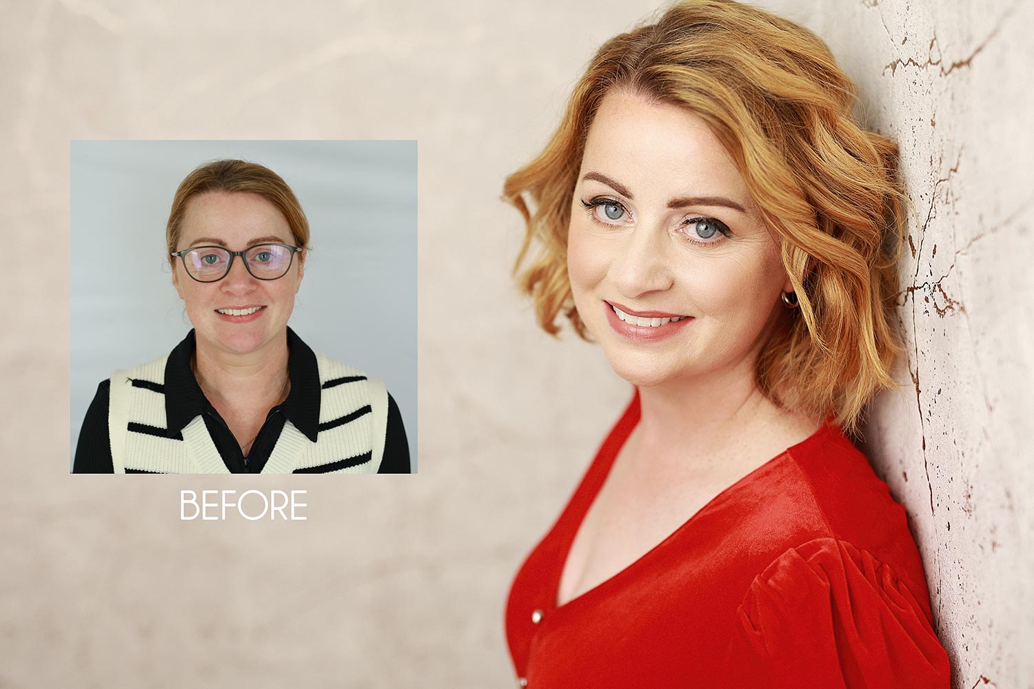before-after makeover photoshoot with hair and makeup by olga klofac photography mayo sligo roscommon galway leitrim athlone longford dublin 60